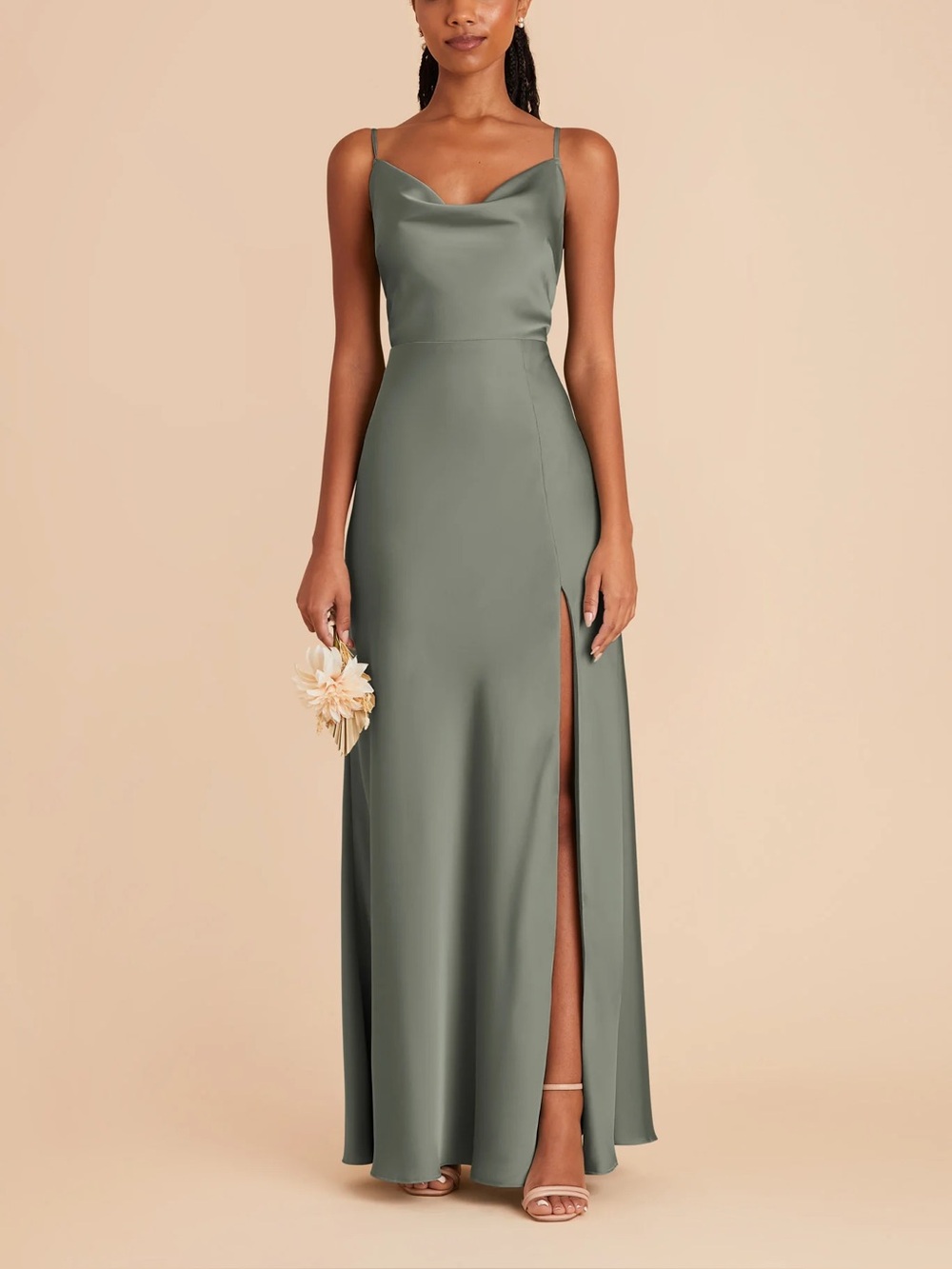 Birdy Grey Sea Glass Cowl MIA Dress